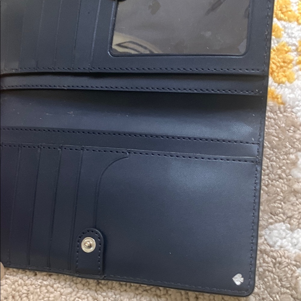 Kate Spade White and Yellow Floral Wallet - Picture 3 of 4